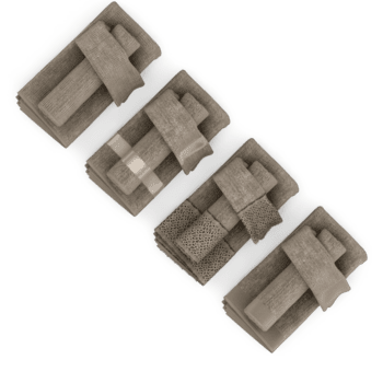 isometrisk handdukar 3d isolerat framställa png