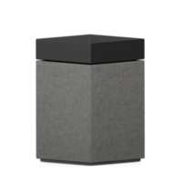 Isometric Trash Cans 3D Render png