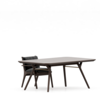 conjunto de mesa isométrica render 3d frontal png