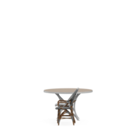 Isometric Table set front 3D render png