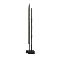 estátua isométrica 3d renderização isolada png