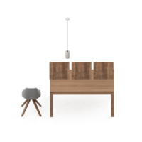 Isometric Table set Perspective 3D render png