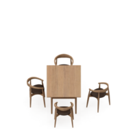 conjunto de mesa isométrica perspectiva 3d render png