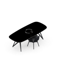 Isometric Table set Perspective 3D render png