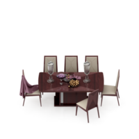 Isometric Table set Perspective 3D render png