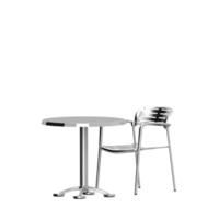 conjunto de mesa isométrica render 3d frontal png