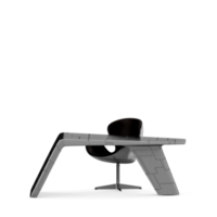 Isometric Table set front 3D render png