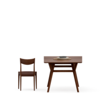 conjunto de mesa isométrica render 3d frontal png