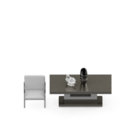 conjunto de mesa isométrica perspectiva 3d render png