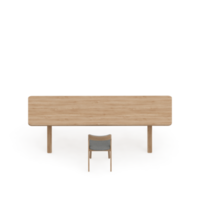 Isometric Table set Perspective 3D render png