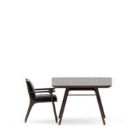 conjunto de mesa isométrica render 3d frontal png