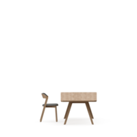 conjunto de mesa isométrica render 3d frontal png