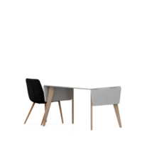 conjunto de mesa isométrica render 3d frontal png