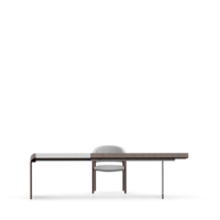 conjunto de mesa isométrica render 3d frontal png