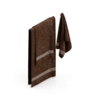 toalhas isométricas 3d renderização isolada png