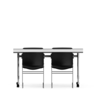 table isométrique set rendu 3d avant png