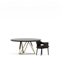 isometrischer tisch set top 3d rendern png