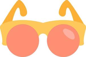 Summer sunglasses, illustration, vector, on a white background. vector