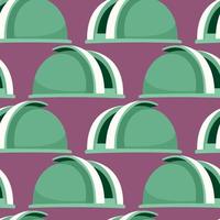 Observatory pattern, illustration, vector on white background