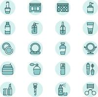 Self care products, illustration, vector on a white background.