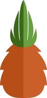 Orange carrot, illustration, vector on white background.