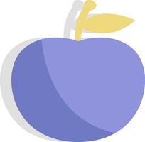 Apple food, illustration, vector on a white background.