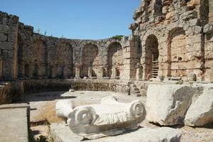 Bath in Perge Ancient City in Antalya, Turkiye photo