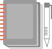 School text book, illustration, vector on white background.