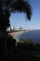 Rio de Janeiro, RJ, Brazil, 2022 - Leblon and Ipanema beaches - view from Two Brothers Cliff Natural Park photo