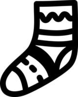 Abstract socks, illustration, vector on a white background
