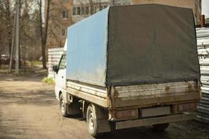 Car on road. Transport details. Car in city. photo