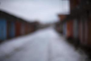 Blurry frame. Out-of-focus image. Distorted perspective. photo