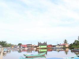 Pagang island boat pier, West Sumatra, Indonesia photo