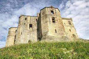 Workworth castle in northumberland england photo