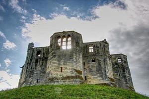 Workworth castle in northumberland england photo