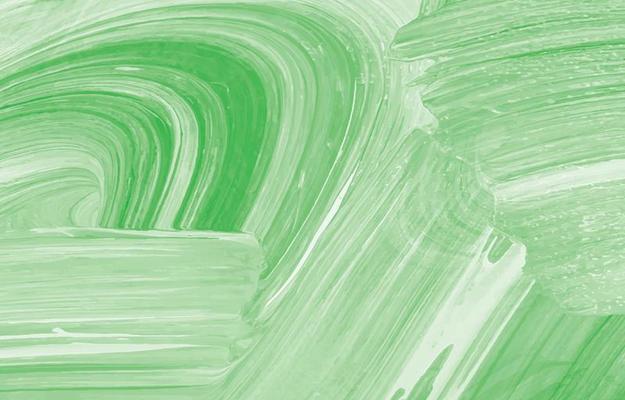 Green Strokes Abstract Background