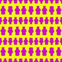 Toilet pattern, illustration, vector on white background