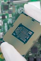 Micro chip, semiconductors technology from Taiwan photo