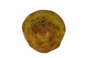 vegi muffin on white background photo