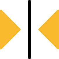 Video editor reverse, illustration, vector on a white background.