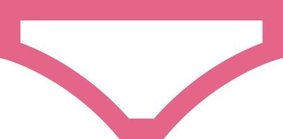 Pink underpants, illustration, vector, on a white background.