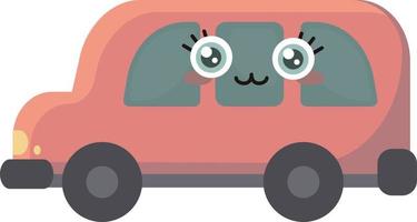 Cute car , illustration, vector on white background