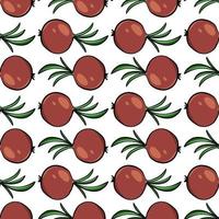 Onion pattern, illustration, vector on white background.