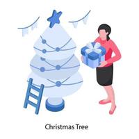 Christmas Tree Illustrations vector