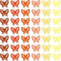 Papel tapiz de mariposas, ilustración, vector sobre fondo blanco.