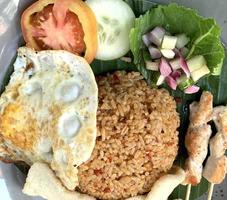 One of the best food in the world as stated by the world famous news channel Indonesian Fried Rice Nasi Goreng photo