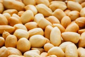 Peanut texture. food background of peanuts beans. photo