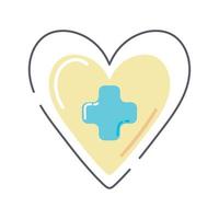 medical charity icon vector