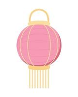 japanese lantern ornament vector