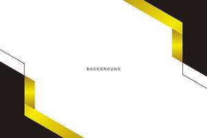 Modern gold frame abstract rectangle box lines background for presentation design, banner, brocure, and business card. vector